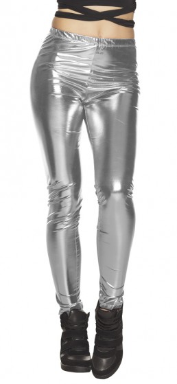 Glans-Legging Zilver