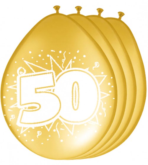 Ballonnen 50 Jaar Goud