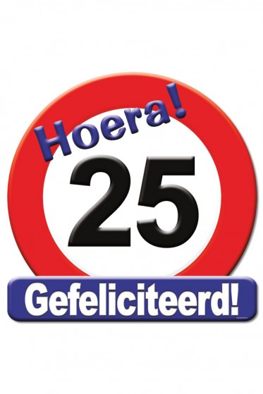 Hulde-Schild 25 Jaar