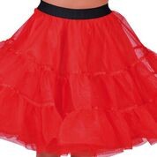 Petticoat 3-Laags Rood