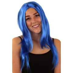 Pruik Hippie Blauw