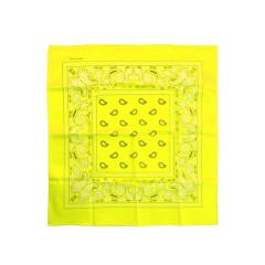 Zakdoek/Bandana fluor-geel