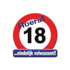 Hulde-Schild 18 Jaar