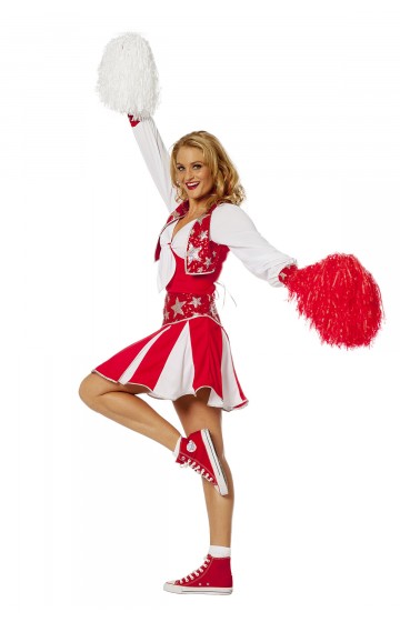 Cheerleader luxe rood